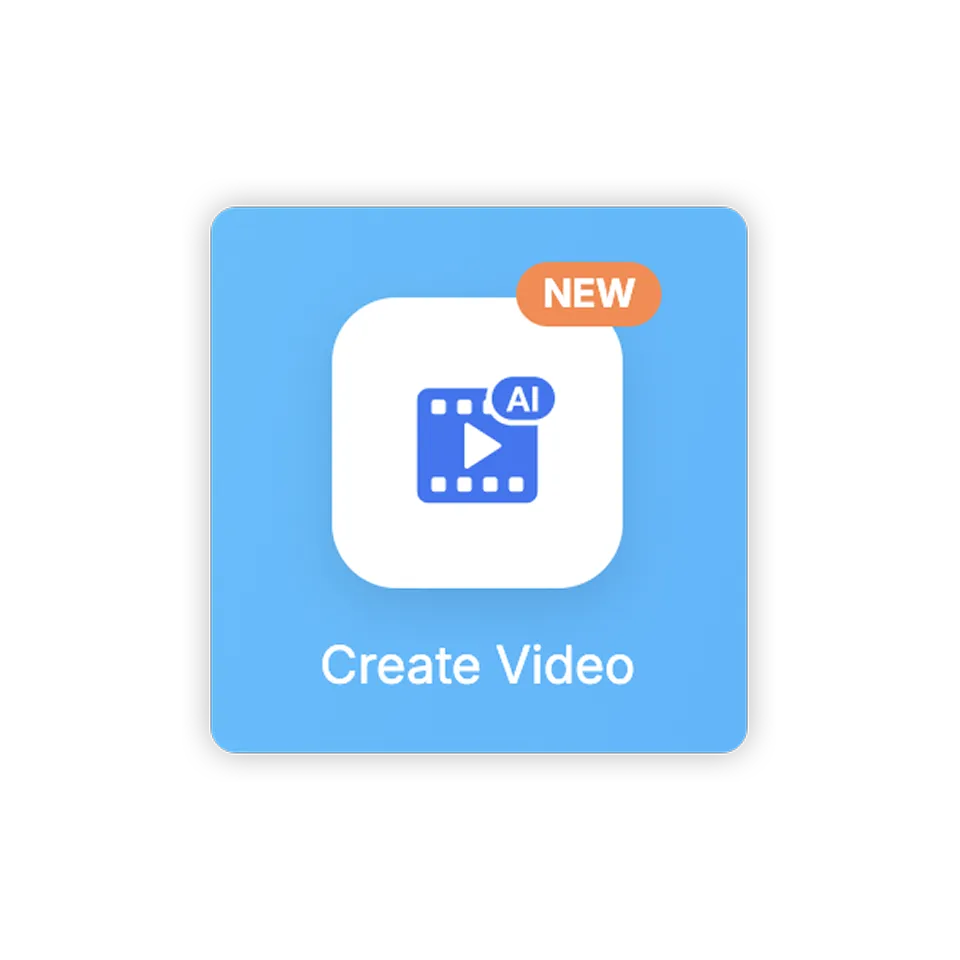 Create Video button highlighted in Visla to start a project in a classroom tutorial video creator